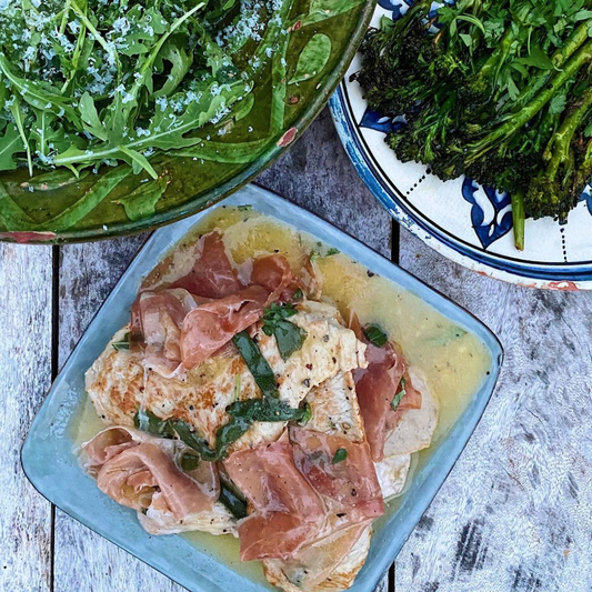 Veal saltimbocca
