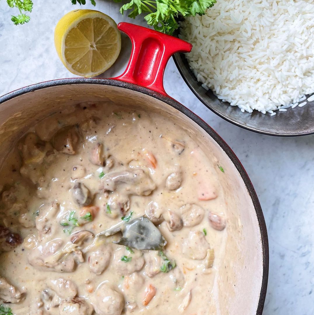 Veal blanquette
 &ndash; stella-vs-food