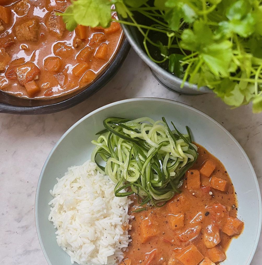 Chicken & sweet potato curry