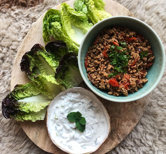 Morrocan inspired minced meat boats