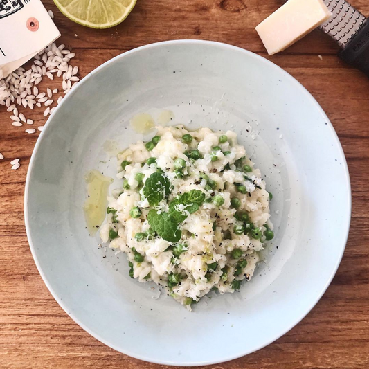 Pea & mint risotto