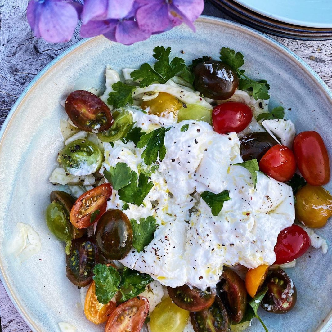 Tomato & burrata salad