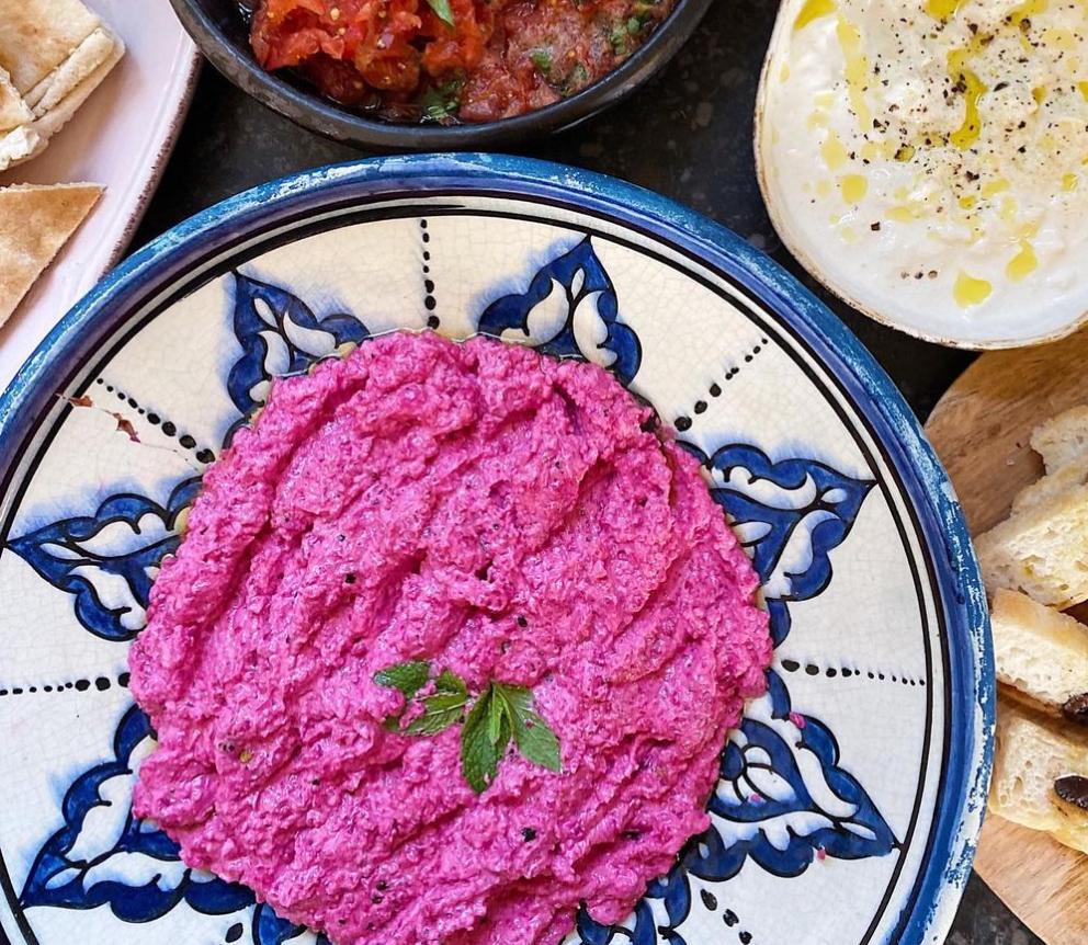 Beetroot & feta dip