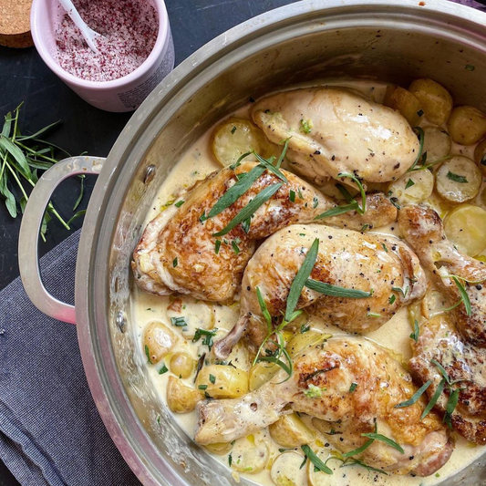 Creamy tarragon chicken