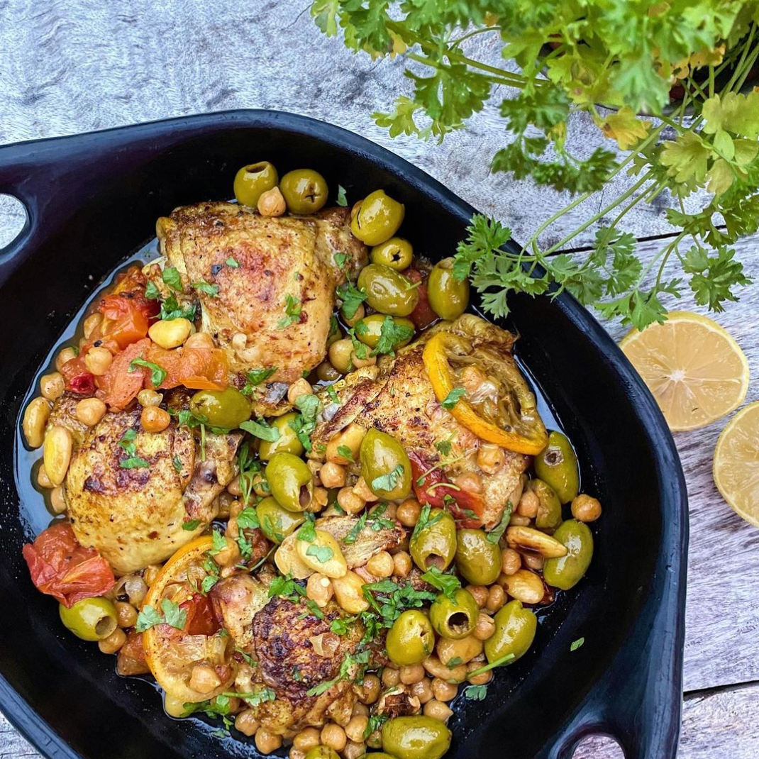 Ras el hanout spiced chicken