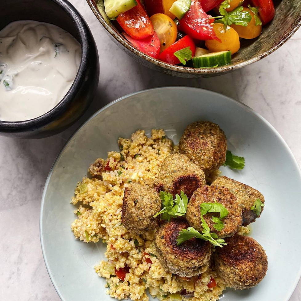 Falafel w/ couscous