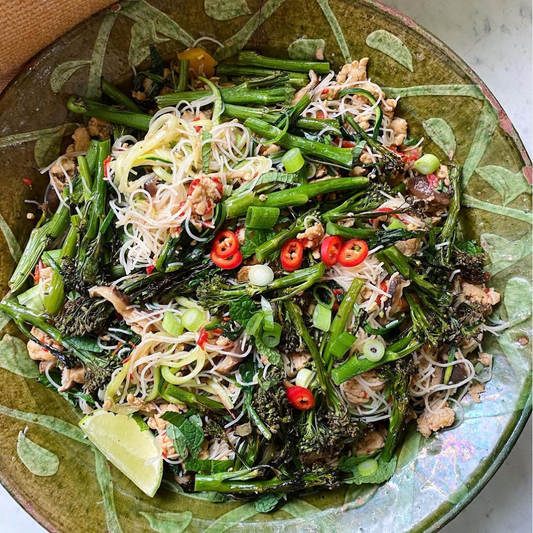 Vermicelli & minced meat stir fry