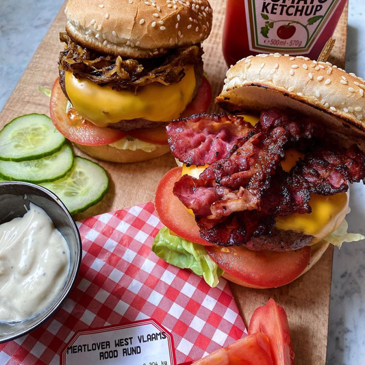 Homemade burgers