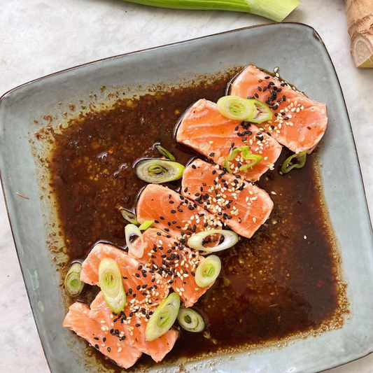 Salmon tataki