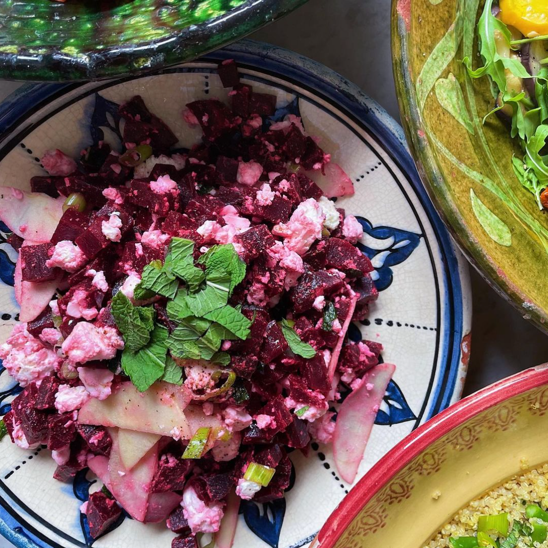 Feta & beetroot salad