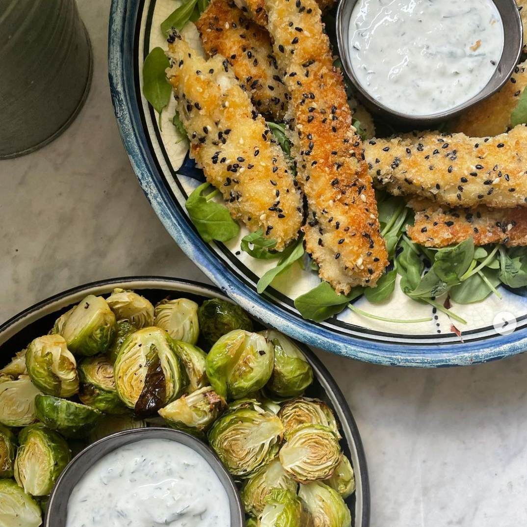 Parmesan crusted chicken