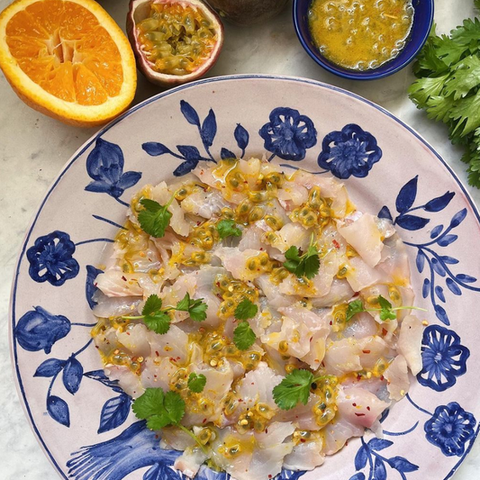 Sea bream carpaccio